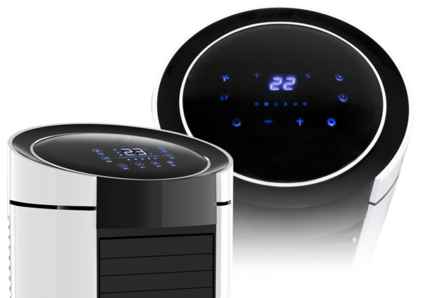 Klimatyzator przenośny Eberg Mezo M26HD górny panel sterowania