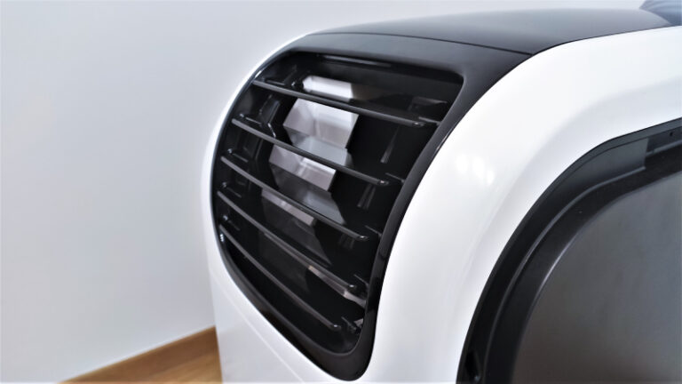 Klimatyzator przenośny Qubo Q40NE; Kratka zewnętrzna wentylatora