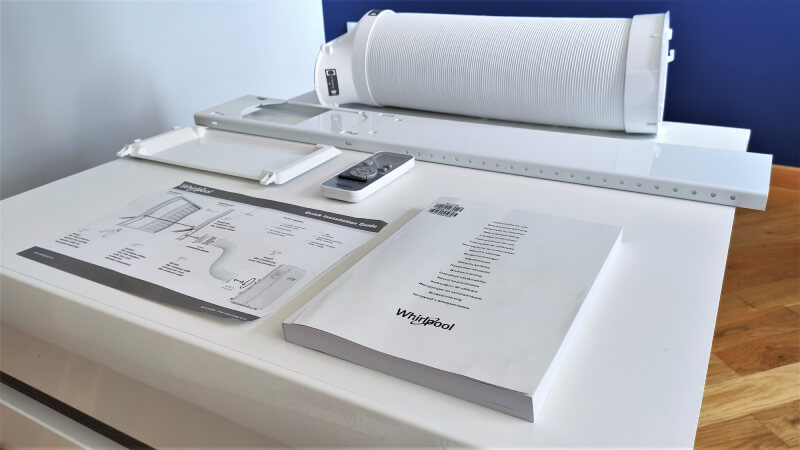 Wyposażenie klimatyzatora przenośnego Whirlpool PACW29COL