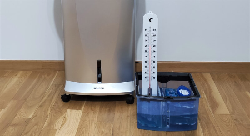 Klimator Sencor - Pomiar temperatury chłodzenia klimatorów test nachlodno.pl