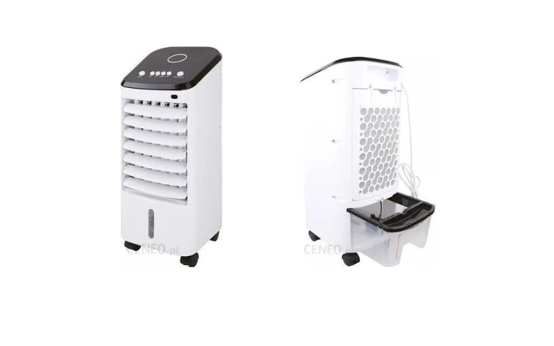 Przód i tył klimatora przenośnego OBI