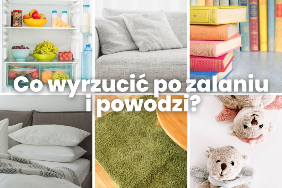 Niektóre przedmioty po zalaniu powinno się wyrzucić