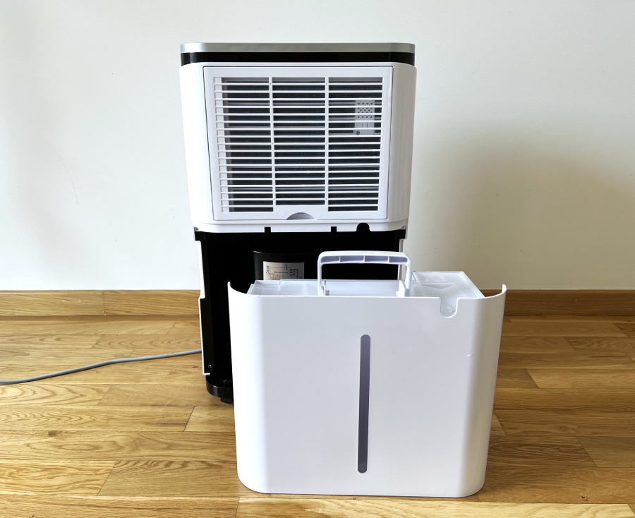 osuszacz powietrza maltec dh 20000a electronic tyl urzadzenia z filtrem i pojemnikiem