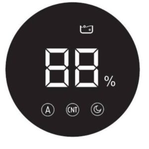 Columbia Vac OPC1050N wyświetlacz