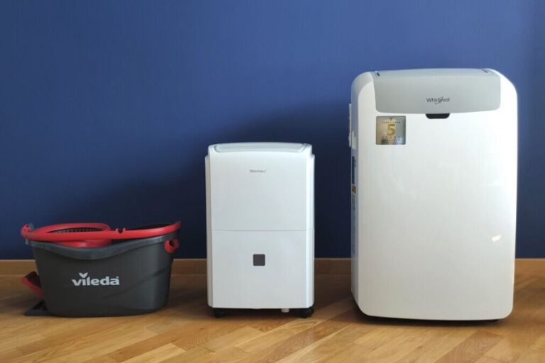 Porównanie wymiarów osuszacza