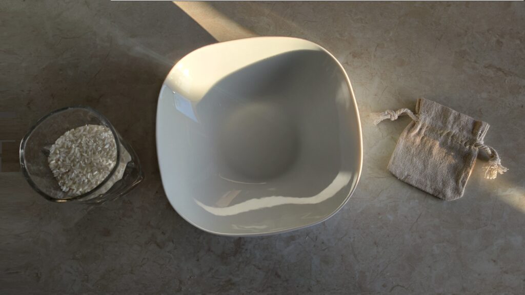 Pochłaniacz wilgoci z ryżu