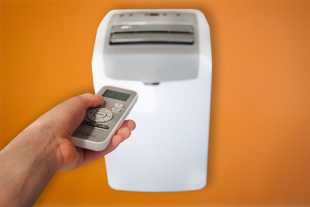 Klimatyzator przenośny z regulacją temperatur