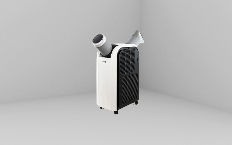 Klimatyzator przenośny z dwoma rurami