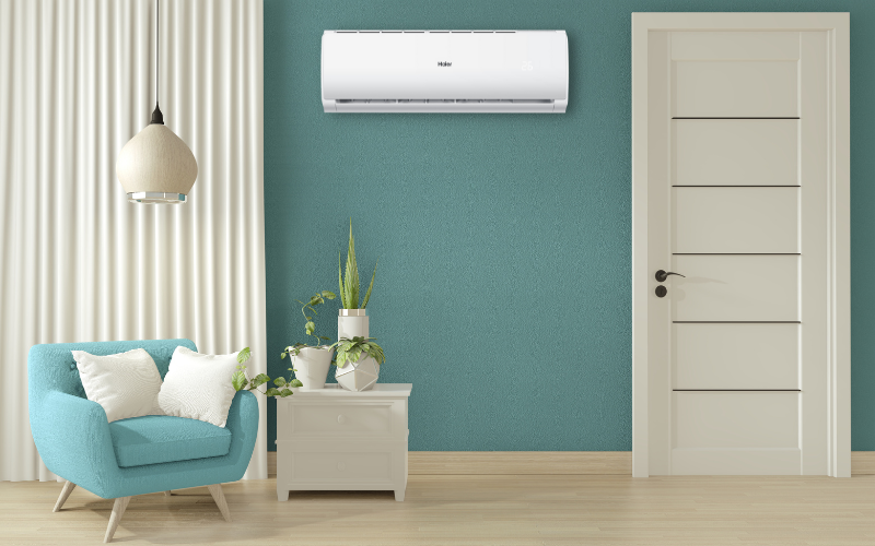 Haier Tayga Plus na ścianie