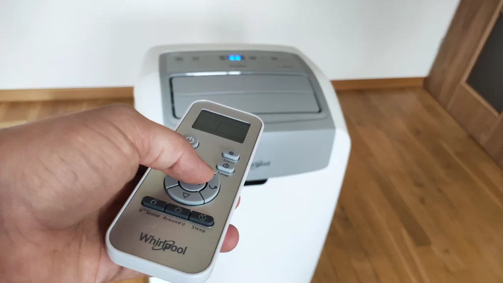 Funkcje klimatyzatora przenośnego Whirlpool