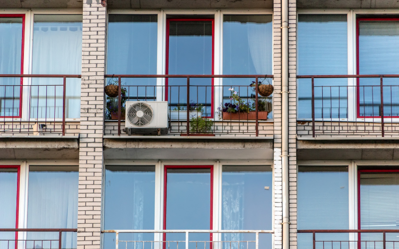 Klimatyzacja na balkonie