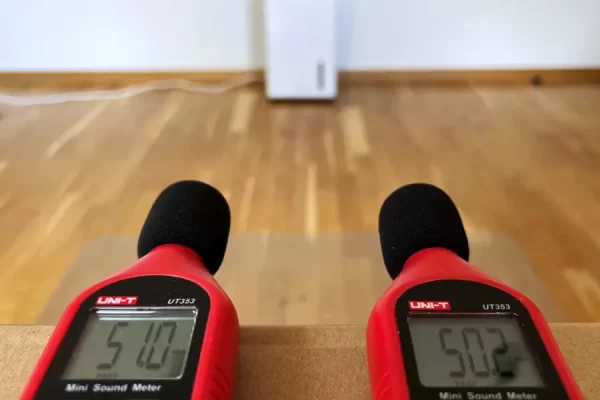 Pomiar głosnosci osuszacz Fersk Torr